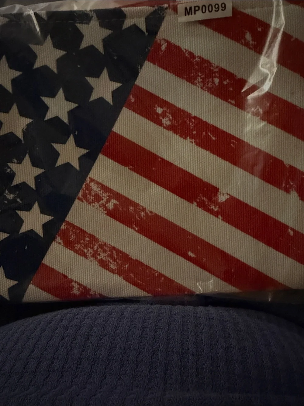 American Flag Wristlet Pouch - Stars & Stripes NWT